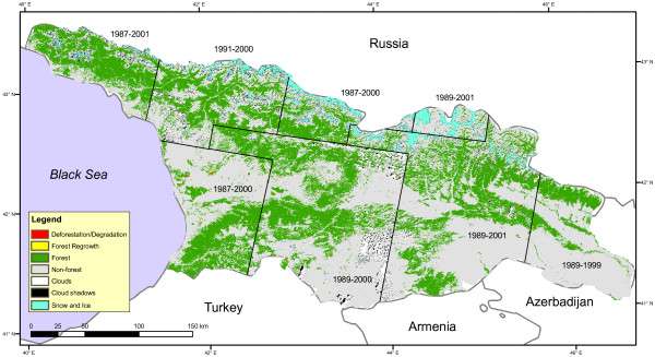 Georgia-changemap-Changemap-for-Georgia-from-circa-1990-to-2000-Red-is-forest-loss